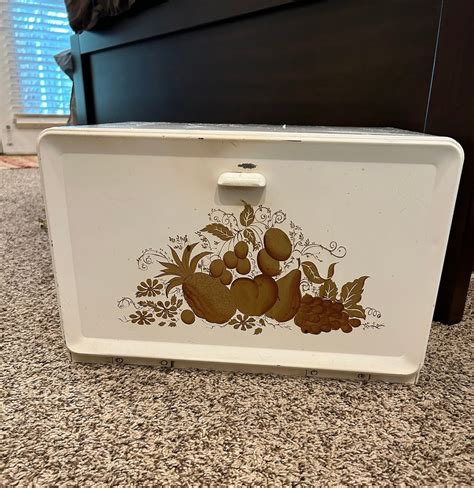 metal ransburg bread box for sale 